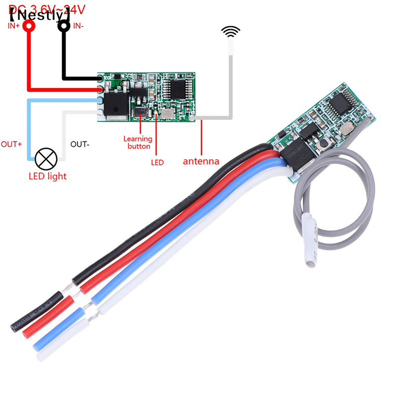 433Mhz Receiver Module - 433Mhz 1CH RF Relay Receiver Wireless