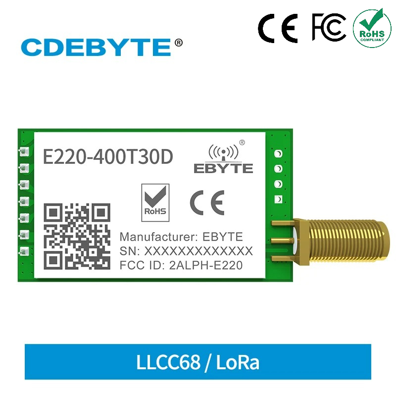 433Mhz Receiver Module - LLCC68 LoRa Wireless Module 433MHz 470MHz