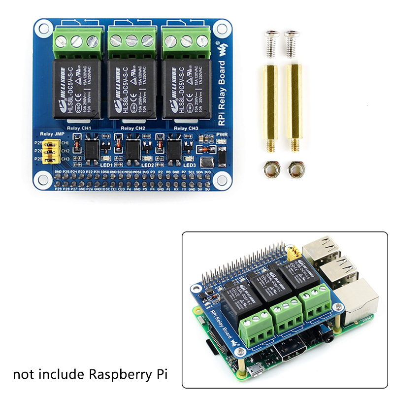 3 Channel Relay Expansion Boar - Home Automation Raspberry Pi 评论和价格