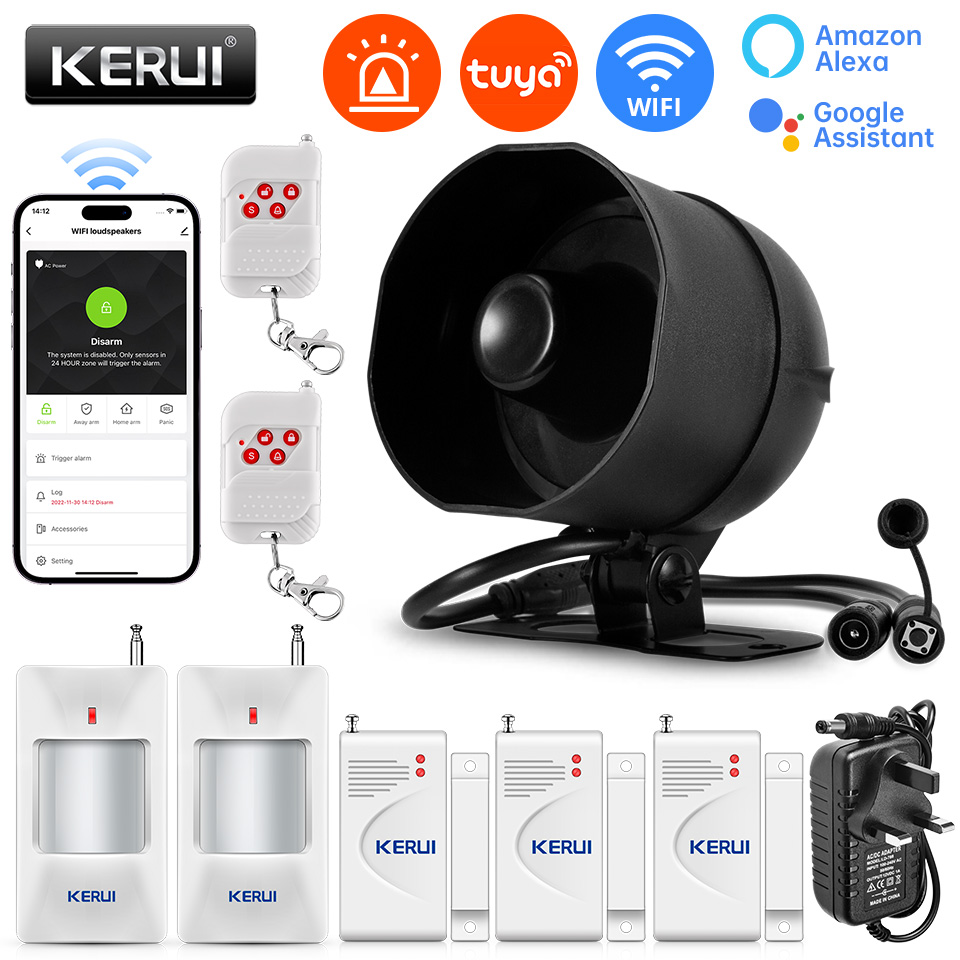 KERUI 120db Siren Alarm System - Smart Home Automation Diy 评论和价格